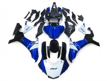 Carenados Moto Yamaha YZF 1000 R1 2015-2019 - Blanco Azul Negro Baratos