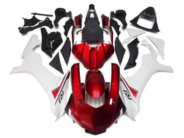 Carenados Moto Yamaha YZF 1000 R1 2015-2019 - Blanco Rojo Negro Baratos