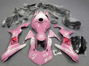 Carenados Moto Yamaha YZF 1000 R1 2020-2025 - Rosa Blanco Kirby Baratos