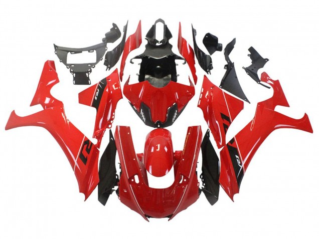 Carenado Moto Yamaha YZF 1000 R1 2020-2025 - Rojo Blanco Negro Brillante Baratos