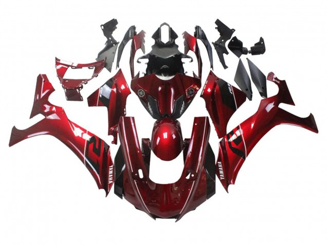 Carenados Moto Yamaha YZF 1000 R1 2020-2025 - Rojo Blanco Negro Raya Baratos