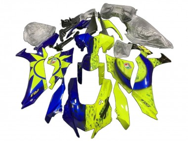 Carenados Moto Yamaha YZF 1000 R1 2020-2025 - Azul Amarillo Sol Luna Baratos