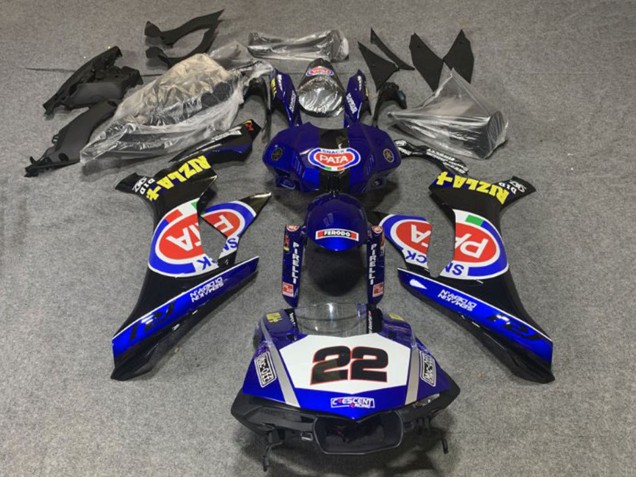 Carenados Moto Yamaha YZF 1000 R1 2020-2025 - Azul Blanco Negro Rojo Pata Baratos