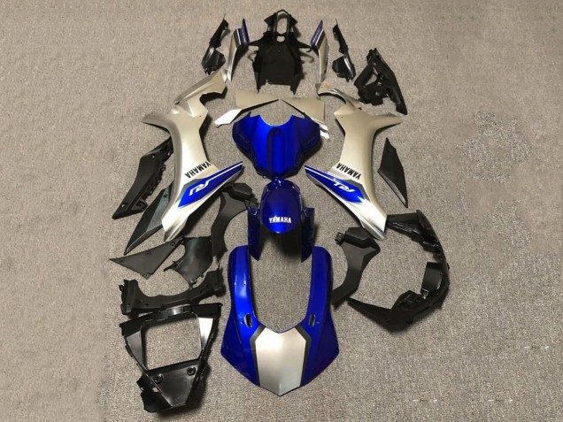 Carenados Moto Yamaha YZF 1000 R1 2020-2025 - Plata Azul Negro Brillante Baratos