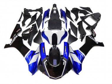 Carenados Moto Yamaha YZF 1000 R1 2020-2025 - Azul Blanco Negro Akropovic Baratos