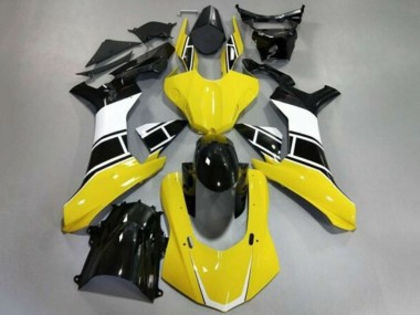 Carenados Moto Yamaha YZF 1000 R1 2020-2025 - Amarillo Blanco Negro Brillante Baratos