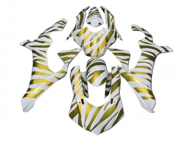 Carenados Moto Yamaha YZF 1000 R1 2020-2025 - Blanco Oro Cebra Baratos
