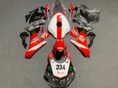 Carenado Moto Yamaha YZF 1000 R1 2020-2025 - Blanco Rojo Negro Verde Monstruo Milwaukee Baratos