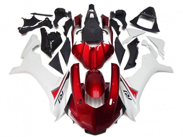 Carenados Moto Yamaha YZF 1000 R1 2020-2025 - Blanco Rojo Negro Baratos