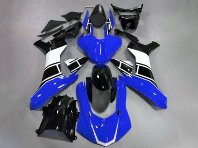 Carenados Moto Yamaha YZF 1000 R1 2020-2025 - Azul Blanco Negro Brillante Baratos