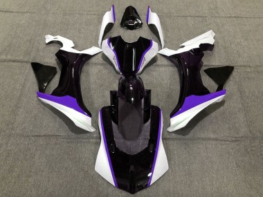 Carenados Moto Yamaha YZF 1000 R1 2020-2025 - Blanco Púrpura Negro Brillante Baratos
