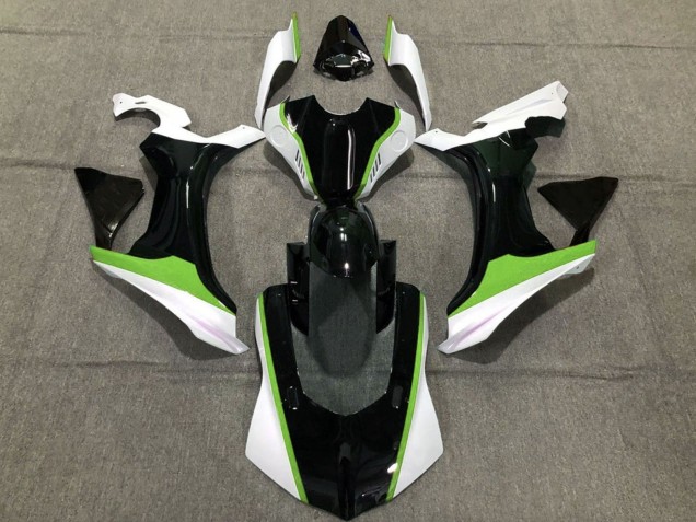 Carenados Moto Yamaha YZF 1000 R1 2020-2025 - Blanco Verde Negro Brillante Baratos