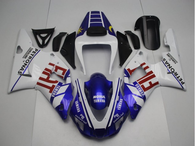 Carenados Moto Yamaha YZF 1000 R1 1998-1999 - Blanco Azul Rojo Amarillo Fiat Petronas Motul Baratos