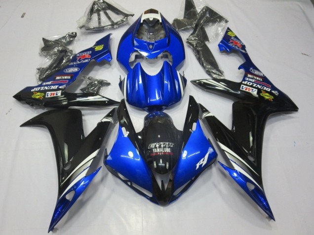 Carenados Moto Yamaha YZF 1000 R1 2004-2006 - Azul Blanco Plata Negro GYTR Yamalube Dunlop Baratos