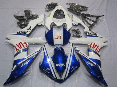Carenados Moto Yamaha YZF 1000 R1 2004-2006 - Blanco Azul Rojo Fiat Motul Baratos
