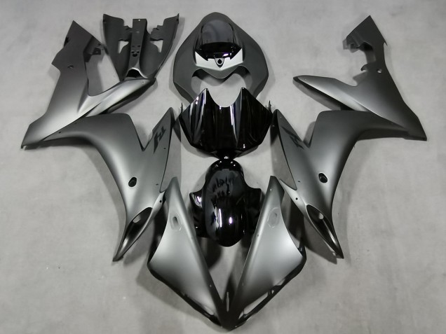 Carenados Moto Yamaha YZF 1000 R1 2004-2006 - Plata Mate Negro Brillante Baratos