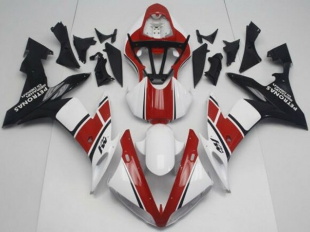 Kits Carenado Moto Yamaha YZF 1000 R1 2004-2006 - Blanco Rojo Negro Baratos