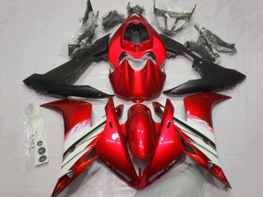 Carenados Moto Yamaha YZF 1000 R1 2004-2006 - Rojo Blanco Negro Mate Baratos