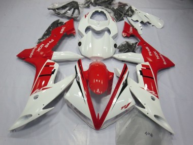 Carenado Moto Yamaha YZF 1000 R1 2004-2006 - Blanco Rojo Negro Baratos