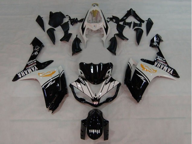 Carenados Moto Yamaha YZF 1000 R1 2007-2008 - Blanco Negro Naranja Dolphin Baratos