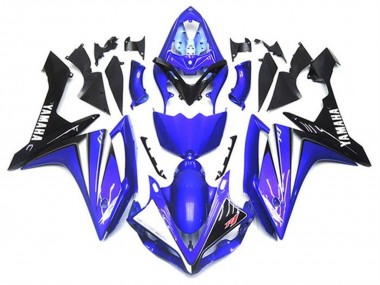 Kits Carenado Moto Yamaha YZF 1000 R1 2007-2008 - Azul Blanco Negro Baratos