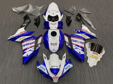 Carenados Moto Yamaha YZF 1000 R1 2007-2008 - Blanco Azul Rojo Volvo Fimer Sterilgarda Baratos