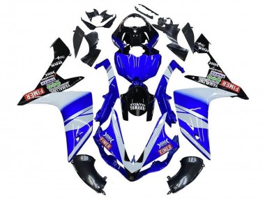 Carenados Moto Yamaha YZF 1000 R1 2007-2008 - Azul Blanco Negro Volvo Fimer Yamalube Baratos
