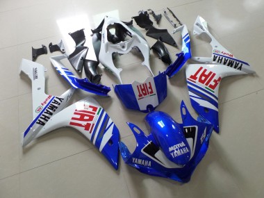 Carenado Moto Yamaha YZF 1000 R1 2007-2008 - Blanco Azul Rojo Fiat Baratos