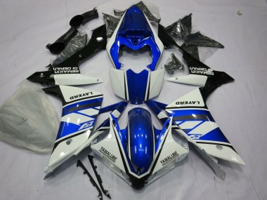 Carenados Moto Yamaha YZF 1000 R1 2007-2008 - Blanco Azul Negro Layerd Baratos