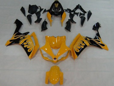 Carenados Moto Yamaha YZF 1000 R1 2007-2008 - Amarillo Negro Llama Baratos
