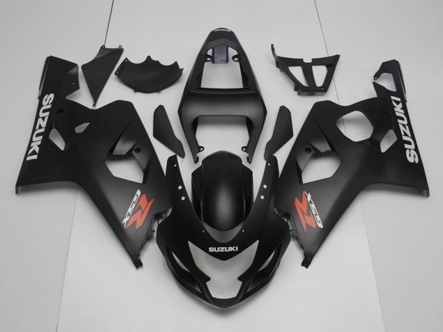 Carenados Moto Suzuki GSXR 600 / GSXR 750 2004-2005 - Negro Mate Rojo Blanco Baratos