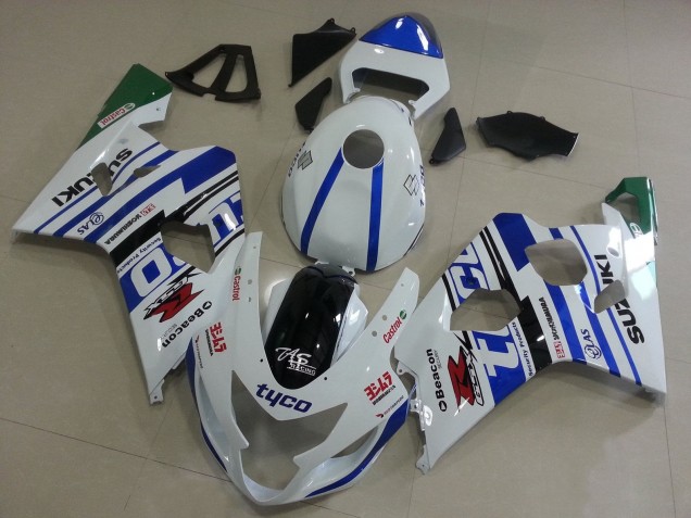 Carenados Moto Suzuki GSXR 600 / GSXR 750 2004-2005 - Blanco Azul Negro Verde Tyco Baratos