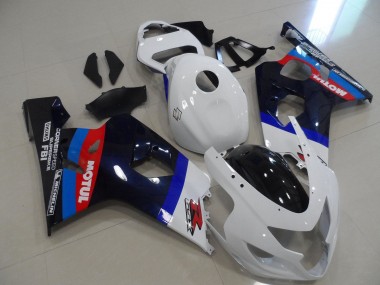 Carenados Moto Suzuki GSXR 600 / GSXR 750 2004-2005 - Blanco Azul Rojo Negro Motul Baratos