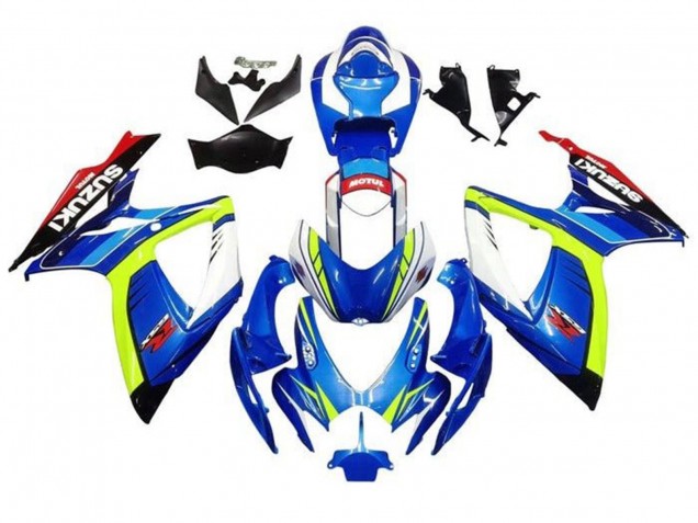 Carenados Moto Suzuki GSXR 600 / GSXR 750 2006-2007 - Azul Amarillo Blanco Rojo Baratos