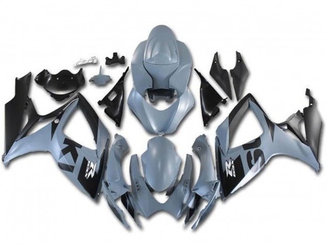 Carenados Moto Suzuki GSXR 600 / GSXR 750 2006-2007 - Gris Negro Baratos