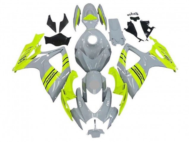 Carenados Moto Suzuki GSXR 600 / GSXR 750 2006-2007 - Gris Neon Amarillo Baratos