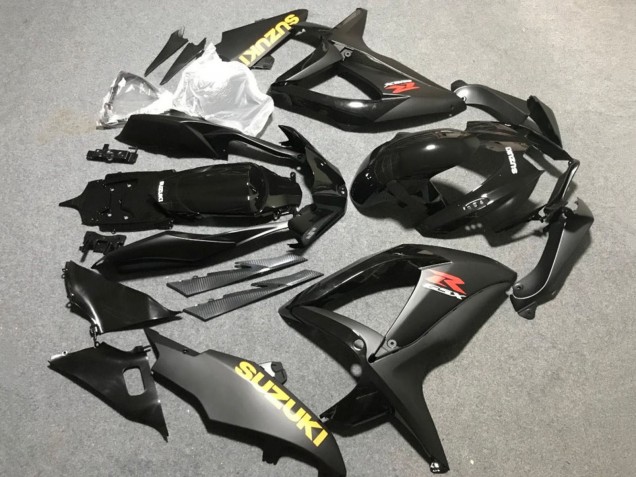 Carenados Moto Suzuki GSXR 600 / GSXR 750 2006-2007 - Negro Mate Negro Brillante Amarillo Baratos