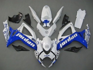 Carenados Moto Suzuki GSXR 600 / GSXR 750 2006-2007 - Blanco Azul Jordan Baratos