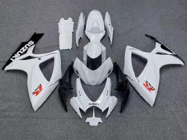 Carenados Moto Suzuki GSXR 600 / GSXR 750 2006-2007 - Blanco Negro Rojo Baratos