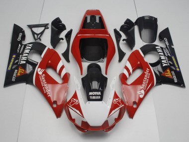 Carenados Moto Yamaha YZF R6 1998-2002 - Rojo Blanco Negro Motul Santander Baratos