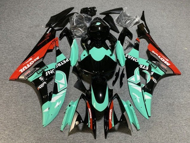 Carenados Moto Yamaha YZF R6 2006-2007 - Verde Claro Rojo Negro Petronas Motul Baratos