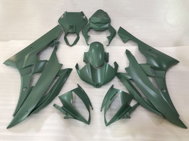Carenados Moto Yamaha YZF R6 2006-2007 - Verde Militar Baratos