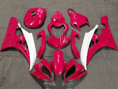 Carenados Moto Yamaha YZF R6 2006-2007 - Rojo Blanco Baratos
