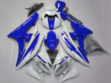 Carenados Moto Yamaha YZF R6 2006-2007 - Blanco Azul Motul Michelin Baratos
