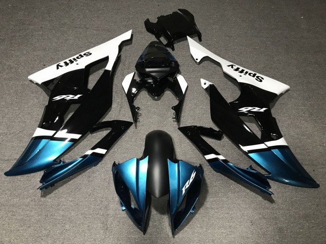 Carenados Moto Yamaha YZF R6 2008-2016 - Blanco Azul Negro Spiffy Baratos