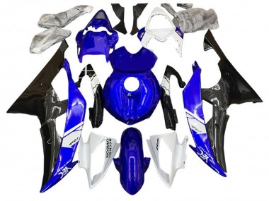 Kits Carenado Moto Yamaha YZF R6 2008-2016 - Blanco Azul Negro Brillante Baratos