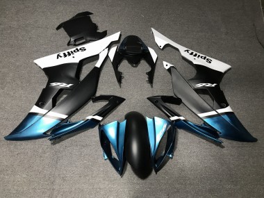 Carenados Moto Yamaha YZF R6 2008-2016 - Blanco Azul Negro Mate Spiffy Baratos