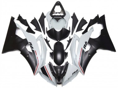 Carenado Moto Yamaha YZF R6 2008-2016 - Blanco Negro Mate Rojo Baratos
