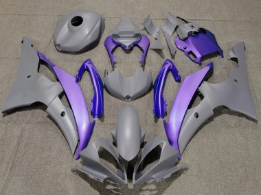 Carenados Moto Yamaha YZF R6 2008-2016 - Gris Púrpura Baratos