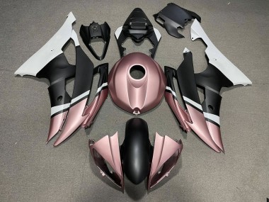 Carenados Moto Yamaha YZF R6 2008-2016 - Blanco Rose Oro Negro Mate Baratos